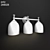 Elegant Mercer Triple Sconce 3D model small image 3