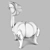 Pumpkin-inspired Chair: Exclusive Design 3D model small image 3