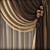 Classic Style Curtains 3D model small image 2