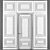 GRAND GR03 Bianco: Union Porte Door 3D model small image 3