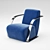 Fendi Casa Gilda Armchair: Elegant Luxury in Your Home 3D model small image 1
