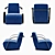 Fendi Casa Gilda Armchair: Elegant Luxury in Your Home 3D model small image 2