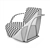 Fendi Casa Gilda Armchair: Elegant Luxury in Your Home 3D model small image 3