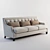 Glamorous Comfort: Gramercy Home Sofa 3D model small image 1