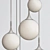 RH Whitley Gold Chandelier 3D model small image 2
