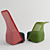 Moroso Cradle: Contemporary Italian Design 3D model small image 2