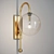 Elegant Ines Sconce - SN065-1-BRS 3D model small image 1