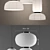Modern Pendant Lamp Set with Formakami Design 3D model small image 2