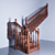 Wooden Stairs: Elegant and Durable 3D model small image 2