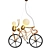 Knight Bike Pendant Lamp | Modern, Creative, Cute 3D model small image 2