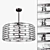 Amerigo Lightstar Chandelier 3D model small image 2