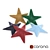 Velvet Star Cushions: Choose from 5 Stunning Colors 3D model small image 1