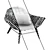 Elegant MANTA Armchair 3D model small image 2