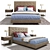 Frida MisuraEmme Bed - Elegant and Spacious 3D model small image 1