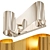 Elegant Eichholtz Crawley Wall Sconce 3D model small image 1