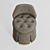 Elegant Margo Vanity Stool 3D model small image 2