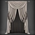 Classic Style Curtains 3D model small image 1