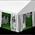 Spacious 10x15m Event Tent 3D model small image 2