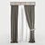 Modern Blind in Polysilk Fabric 3D model small image 1