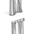 Modern Blind in Polysilk Fabric 3D model small image 3