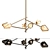 Elegant HARLOW Spoke Chandelier: Perfect Illumination by Gabriel Scott 3D model small image 1