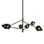 Elegant HARLOW Spoke Chandelier: Perfect Illumination by Gabriel Scott 3D model small image 2