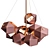 Elegant WELLES Chandelier: Gabriel Scott's Central Lighting 3D model small image 1