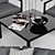 Brafab Belforb Metal Outdoor Furniture Set 3D model small image 2
