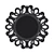 Elegant Round Mirror by FAL 3D model small image 2