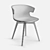 Quadrifoglio Cove 4-Leg Wooden Chair 3D model small image 2