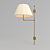 Elegant Fabric Wall Light 3D model small image 1