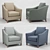 Sleek Keely Chair: Modern Design 3D model small image 1