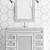 Modern Double Sink Bathroom Cabinet 3D model small image 3