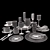 Elegant Tableware by Roberto Cavalli 3D model small image 3