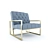 Comfort Plus Arm Chair 3D model small image 1