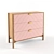 HARTÔ Marius: Three-Drawer Chest in Rose 3D model small image 1