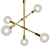 Brass Pikart Chandelier - ART 3961 3D model small image 2