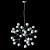 Elegant Medea White Crystal Pendant 3D model small image 2