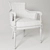 Elegant Ambella Home Charles Desk Chair 3D model small image 3