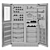 Liebherr WF1061 & RB1410 Combo: Perfectly Efficient Refrigeration 3D model small image 3