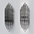 Modern Meurice Sconce: Jonathan Adler Half Round 3D model small image 1