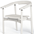 Minimalist Japanese Armchair 3D model small image 3