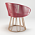 Elegant Ames Circo Dining Chair 3D model small image 2