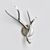 Chrome Antler Sconce: Roll & Hill 3D model small image 1