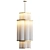 Elegant White and Brown Chandelier 3D model small image 1