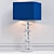 Elegant Brass Table Lamp 3D model small image 1