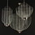 Elegant Meshmatics Chandeliers by Rick Tegelaar 3D model small image 1