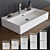 Teorema 2.0 Ceramic Washbasin 3D model small image 1