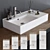 Scarabeo Teorema 2.0 Ceramic Washbasin 3D model small image 1