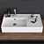 Scarabeo Teorema 2.0 Ceramic Washbasin 3D model small image 2